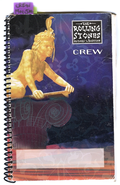Rolling Stones "Bridges To Babylon" Original Crew Concert Tour Itineraries (4)