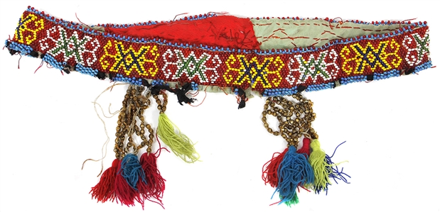 Rolling Stones Brian Jones Owned & Worn Morroccan Design Beaded  Decorative  "Belt" From the Jones Family