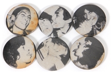 The Rolling Stones Love You Live Stickers, Buttons and Teeth with Key