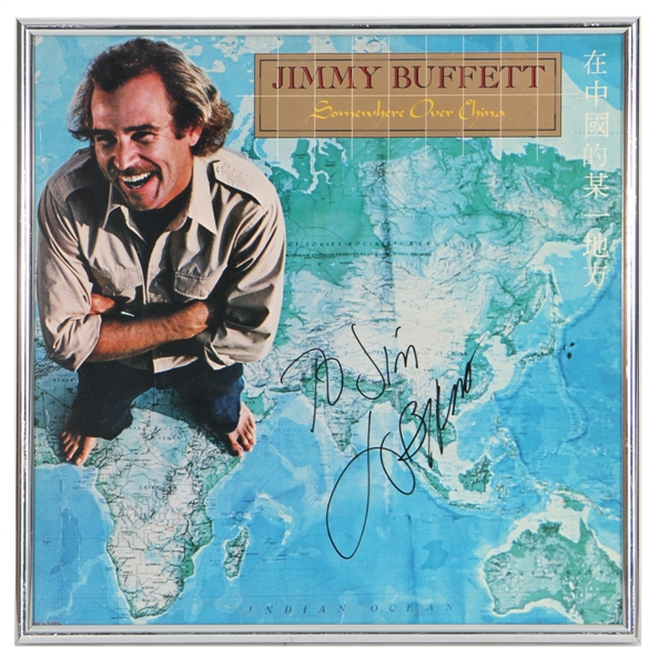 Jimmy Buffett Signed & Inscribed "Somewhere Over China" Album