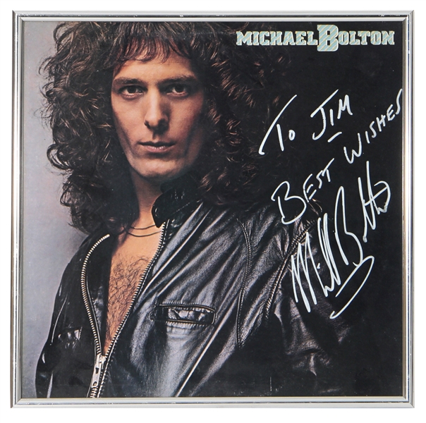 Michael Bolton Signed & Inscribed Album