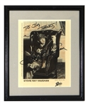 Stevie Ray Vaughan Signed & Inscribed Publicity Photograph (REAL)