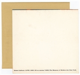 Robert Indiana 1965 “LOVE” Original MoMA Christmas Card with Envelope