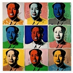 Andy Warhol 1972 “Mao” Leo Castelli Announcement Card