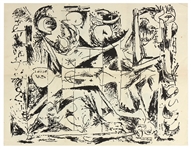 Jackson Pollock 1951 “Betty Parsons Gallery” Poster
