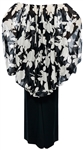 Lady Gaga Worn Yves St. Laurent Couture Black and White Gown