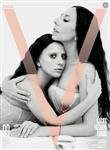 Lady Gaga V Magazine Cover Worn Powder Blue Wool Corset also Worn by Rihanna