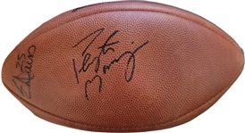 Peyton Manning Game-Used & Signed Record Tying Rookie INT Football 12/27/1998! (SIA & Fanatics)