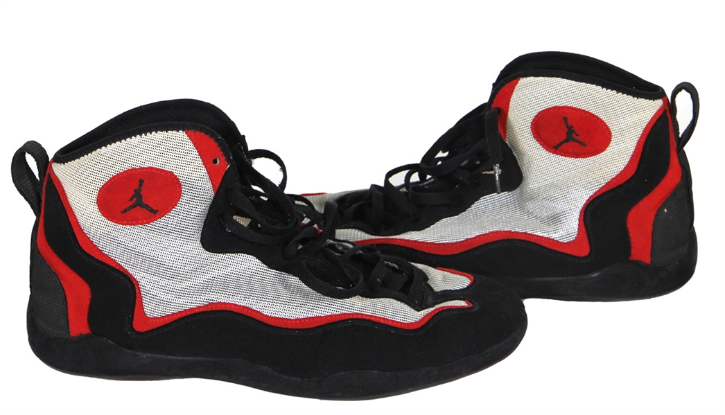 Michael Jordan 1998 “Last Dance” Season Owned & Work Out Worn One-of-a-Kind Custom Made Air Jordan Shoes (Ex-Trainer LOA)