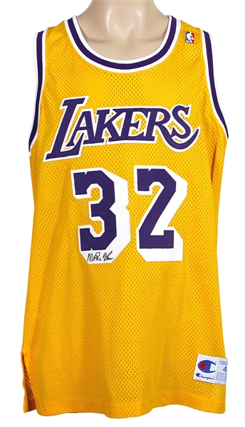 Magic Johnson Signed Lakers Jersey (John Salley Collection)