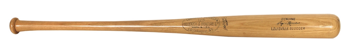 Roger Maris 1965 Game Used H&B Professional Model 125 Bat (1 of 12 Known To Exist) Bushing LOA