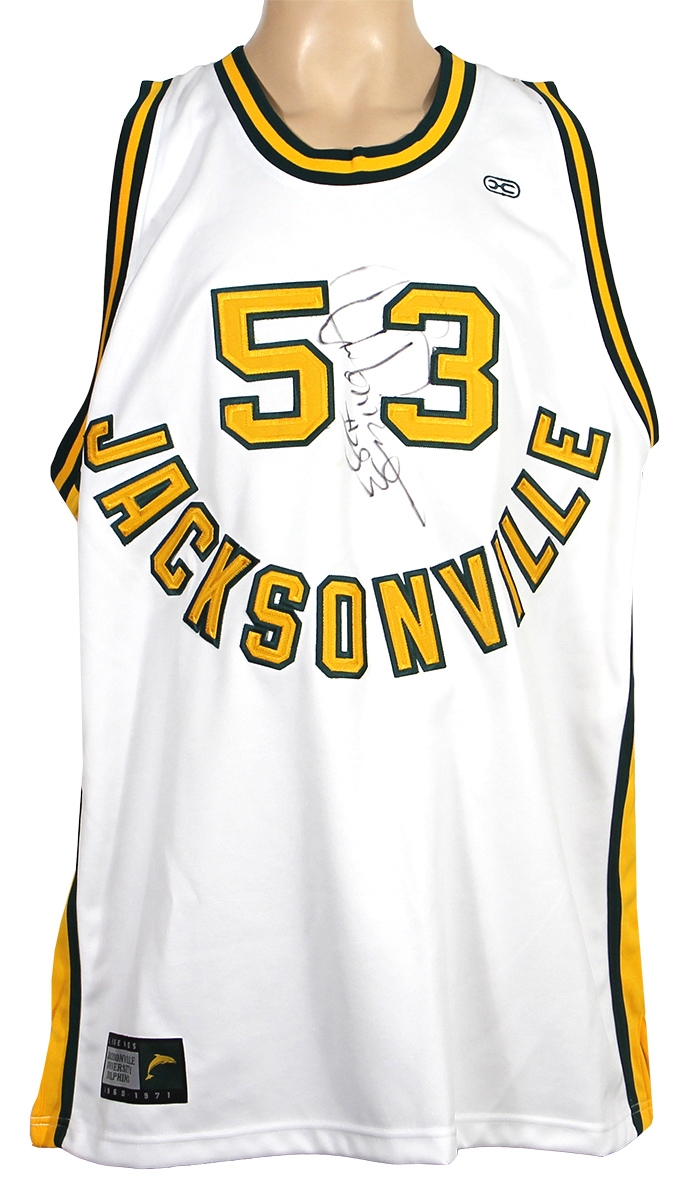 Lot Detail - Artis Gilmore Signed (2X) Jacksonville University 1969-71 ...