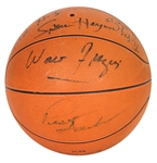 1976-77 New York Knicks Signed Basketball (JSA)