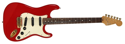 Mick Jagger 1991-1992 Owned & Played Red Fender Stratocaster