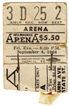 Beatles Original 1964 Milwaukee Arena Concert Ticket