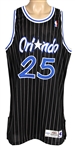 Nick Anderson Circa 1995-96 Game-Used & Signed Orlando Magic Alternate Jersey (Jason Terry Collection)