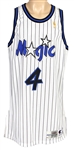 Rony Seikaly Circa 1996-97 Game-Used & Signed Orlando Magic Home Jersey (Jason Terry Collection)
