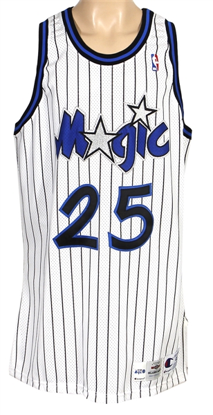 Nick Anderson Circa 1994-95 Game-Used Orlando Magic Home Jersey 