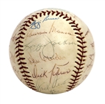 1977 NY Yankees Team Signed Official American League Baseball (Clubhouse)
