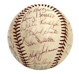 1977 NY Yankees Team Signed Official American League Baseball (Clubhouse)