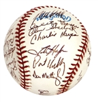1992 New York Yankees Team Signed Baseball (25 Signatures)