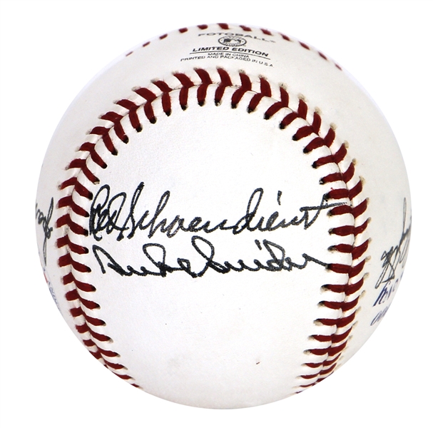 Lot Detail - Baseball Hall of Famers Signed Baseball (Duke Snider & More)