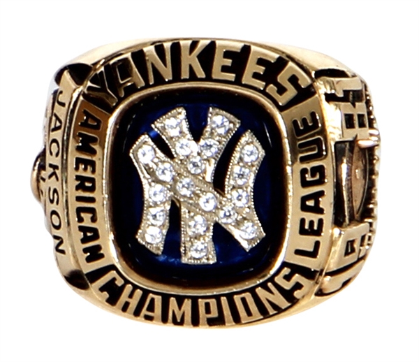 1981 New York Yankees A.L. Championship Salesmans Sample Ring - Reggie Jackson’s