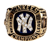 1981 New York Yankees A.L. Championship Salesmans Sample Ring - Reggie Jackson’s