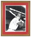 Pete Rose Signed Oversized Photograph With Incredible “Hit King #4256” Inscription