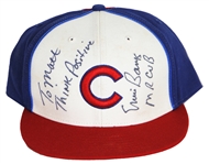 Ernie Banks Signed Chicago Cubs Baseball Hat with “Mr. Cub” Inscription