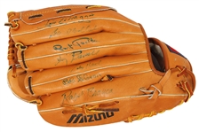 Bob Gibson & Others Signed Mizuno Glove (JSA)