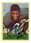Dave Robinson Signed 1967 Philadelphia Card #80