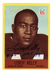 Leroy Kelly Signed 1967 Philadelphia Rookie Card #43