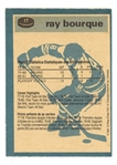 Ray Bourque Signed 1981 O-Pee-Chee Card #17