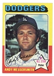 Andy Messersmith Signed 1975 Topps Card #440