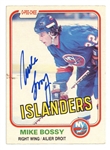 Mike Bossy Signed 1981 O-Pee-Chee Card #198
