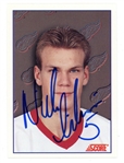 Nicklas Lidstrom Signed 1992 Score Card #502