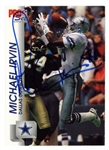 Michael Irvin Signed 1992 NFL Pro Set Card #476