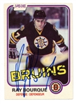 Ray Bourque Signed 1981 O-Pee-Chee Card #1