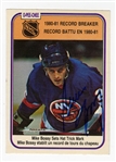Mike Bossy Signed 1981 Record Breaker O-Pee-Chee Card #390