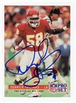 Derrick Thomas Signed 1992 NFL Pro Set Card #204
