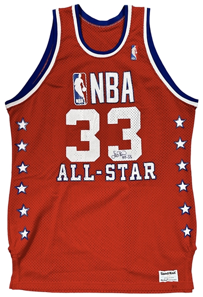 Larry Bird 1987 NBA All-Star Game Used & Signed Jersey (Sourced From Joe "Fats" Piscopo & JSA)