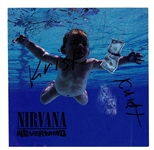 Nirvana Band Signed "Nevermind" CD Cover (REAL)