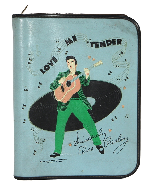 Elvis Presley “Love Me Tender” 1956 EPE Vintage Notebook Binder