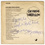 George Harrison Signed & Inscribed "Dark Horse" 45 Record Sleeve