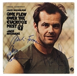 Jack Nicholson, Milos Forman and Michael Douglas Signed "One Flew Over the Cuckoos Nest" Album Soundtrack (JSA)