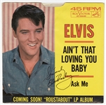 Elvis Presley Vintage "Aint That Loving You Baby" 45 Record with Facsimile Autograph