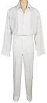 Elvis Presley Owned & Worn Custom Iconic IC Costume Company and Lanskys White Outfit (Harold Loyd LOA)