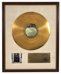 The Beatles “Hey Jude” RIAA White Matte Gold Album Award Presented to Apple Records