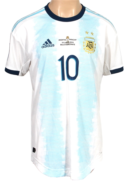 6/19/2019 Lionel Messi Argentina Copa America Match Issued Jersey (AFA Employee Provenance)